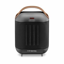 Delonghi HFX30C18 Calentador de Ventilador Cerámico 1800W, 2 Potencias, Función Verano, Termostato, Antivuelco, Gris