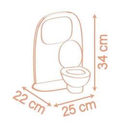 Smoby SMO3032162205006 - Inodoro de juguete Baby Nurse para niños a partir de 3 años