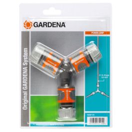 Gardena 18287-20 Kit de derivación para ramal de manguera 13mm (1/2'') y 15mm (5/8''), 3 conectores de riego, conector en Y