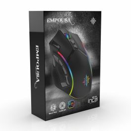 INCA Gaming Maus IMG-351 12800 DPI, RGB, USB, Ratón para Juegos