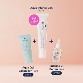 Rilastil Estuche Aqua Intense 72H Ritual Hidratación y Glow con Gel Crema Facial 40 ml, Limpiador Facial 15 ml y Gel Sérum Facial 15 ml 3 pz
