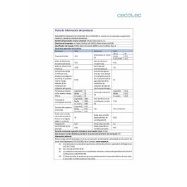 Lavadora Cecotec Bolero DressCode 10900 Inverter FullColor 1400 rpm 10 kg