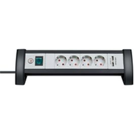 Regleta Enchufes 4 Tomas con interruptor Brennenstuhl Premium-Office-Line 3600 W Negro USB x 2 (1,8 m)