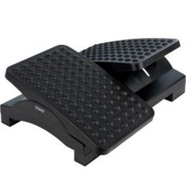 TooQ TQFR0604-B Reposapiés Ajustable e Inclinable Negro 430 x 320 x 105-130 mm