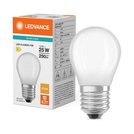 OSRAM LED Classic P E27 Filament A60 1.8W (Equivalente 25W) 250 Lumen Blanco Cálido 2700K Frosted Regulable