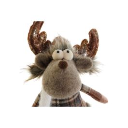 Figura DKD Home Decor Marron 12 x 35 x 14 cm (2 Unidades) Figura DKD Home Decor Marron 12 x 35 x 14 cm (2 Unidades)
