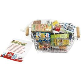 Klein Cesta de compras de metal KLE4009847072023, Juguete de tienda de comestibles llena de cajas de comida simuladas Precio: 27.50000033. SKU: B18FY892GL