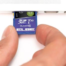 Elbe SD-3064 Tarjeta SD 64GB UHS-I U3 V30 para Resolución 4K, Compatible con Cámaras Compactas y Réflex Elbe SD-3064 Tarjeta SD 64GB UHS-I U3 V30 para Resolución 4K, Compatible con Cámaras Compactas y Réflex