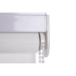 DKD Home Decor Estor Basicos Blanco Poliester Pvc Dia-noche 190 x 120 cm