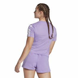 Camiseta de Manga Corta Mujer Adidas Essentials Ciruela Lila