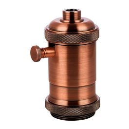 F-Line Portalámparas Regulador Vintage E27 Cobre, 150W, 250V, con Interruptor y Regulador de Intensidad de Luz, 50x93mm Precio: 12.50000059. SKU: B18FW7VK9G