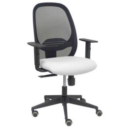 Silla Piqueras Y Crespo Cilanco Negra Uso Intensivo Brazos Regulables Mecanismo Sincro Con Regulador De Tension Refuerzo Lumbar Regulable Ruedas Parquet Respaldo De Malla Negra Y Asiento Tapizado Bali Blanco Precio: 216.5000002. SKU: S5703702