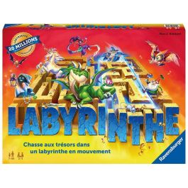 Ravensburger Labyrinth Juego de Mesa de Estrategia y Habilidad - Mueve las Paredes del Laberinto para Encontrar Tesoros Ocultos