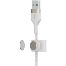 Belkin CAA010BT1MWH Cable PRO Flex Lightning/USB-A Certificado Apple 1m Blanco