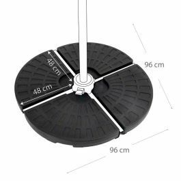 Color Baby Soporte Parasol 4 Piezas Plástico 52/66 kg 48x48x7.5cm