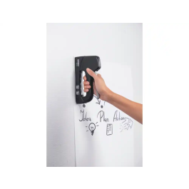 Rapid Grapadora Clavadora Ecológica Negra 100% Plástico Reciclado, Utiliza Grapas Nº 13 y Nº 53 para Bricolaje y DIY