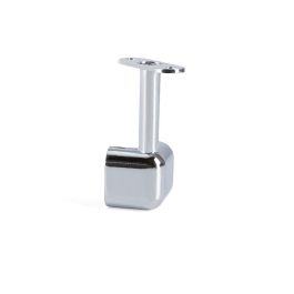 ALK System Soporte de Rincón para Tubo Oval Armario 30x15 mm Cromado, Conector Esquina para Vestidor