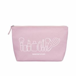 Ilū Neceser de Algodón Ecológico Rosa para Cosméticos y Maquillaje - Sostenible, Forro PET Reciclado, Ideal Viajes, 1 Unidad Precio: 7.49999987. SKU: B13SWRPT6W