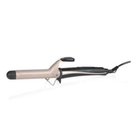 Tristar HD-2421 Rizador de Pelo con revestimiento cerámico de 25mm, 180°C, palanca, extremo frío y apagado automático, Negro y Rosa Precio: 14.49999991. SKU: B19RP87SAY