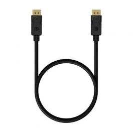 Aisens Cable DisplayPort 1.2 4K@60Hz 0.5M Negro - Conectores DP Macho, Alta Calidad Aisens Cable DisplayPort 1.2 4K@60Hz 0.5M Negro - Conectores DP Macho, Alta Calidad
