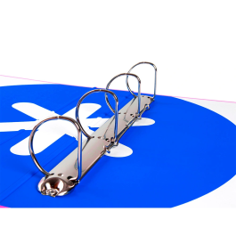 Antartik Carpeta 4 Anillas 40 mm Mixtas Antartik A4 Forrada Color Rosa