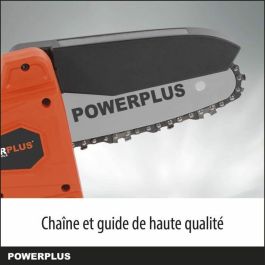 PowerPlus dual Power PowDPG7572, motosierra de batería de 20 V, guía de 100 mm para 14 dientes sin batería o cargador