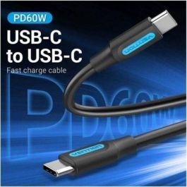 Cable USB Vention COSBD Negro 50 cm