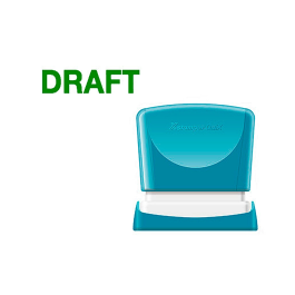 X'stamper Sello Quix Personalizable Q-10 Color Verde Medidas 11x40 mm