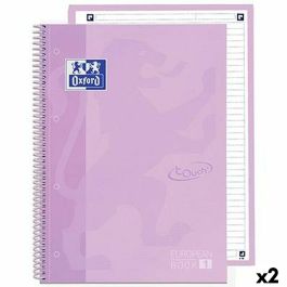 Cuaderno Oxford EUROPEANBOOK 1 Lavanda Pastel A4+ 80 Hojas 5 Piezas (2 Unidades) Precio: 46.78999941. SKU: B17QG225QT