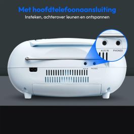 Medion MED4061275227482 Radio CD FM 2x2.2W RMS Azul