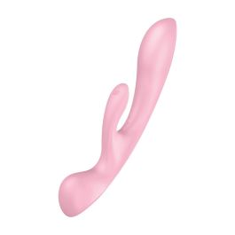 Satisfyer Triple Lover Vibrador Rosa para Mujer Precio: 35.50000003. SKU: B1KBV7SAKM