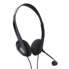 Trust Auriculares Basic Estéreo con Jack 3.5 mm, Ultraligeros, Micrófono Flexible Ajustable, Negro Trust Auriculares Basic Estéreo con Jack 3.5 mm, Ultraligeros, Micrófono Flexible Ajustable, Negro