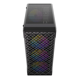 Antec VX-320 ARGB Midi Tower PC Negro con 3 Ventiladores Frontales y 1 Trasero Instalados