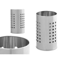 Porta Utensilios Kinvara Acero 10x16.5x10 cm, Plata (12 Unidades) Precio: 25.4999998. SKU: B1ANLD6KSQ