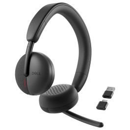 Dell Auriculares Inalámbricos Bluetooth WL3024 con Cancelación de Ruido, Certificados Microsoft Teams/Zoom, 41h Autonomía, Dongle USB-C, para Oficina y Videollamadas - Negro