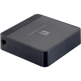 Level One Switch GEU-0522 Gigabit Ethernet 5 Puertos Plástico Negro