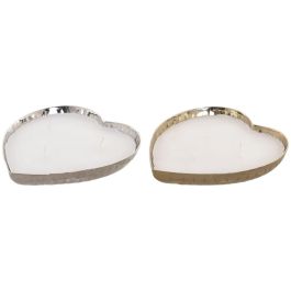 Vela Moderno DKD Home Decor Dorado Plateado 18 x 3.5 x 18 cm (2 Unidades) Precio: 29.6899999. SKU: B148A7PY5L