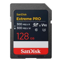 Sandisk Tarjeta SDXC Extreme PRO 128 GB UHS-II Clase 10 V90 U3 SDSDXDM-128G-GN4IN Lectura 300 MB/s Escritura 300 MB/s Precio: 243.5900005. SKU: B1AJSBDV6M