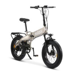 Bicicleta Eléctrica Nilox NXEBX10GR Gris 250 W 13000 mAh 20"