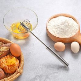 Quttin Batidora Manual de Varillas de Acero Inoxidable 30 cm para Cocina y Repostería (24 Unidades)