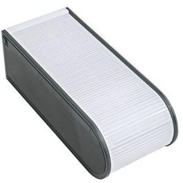 WEDO Fichero de aprendizaje A8 para 500 tarjetas, incluye 100 tarjetas, gris
