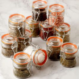 La Mediterranea Tarro Hermético de Vidrio con Cierre Clip, 100 ml (48 Unidades) La Mediterranea Tarro Hermético de Vidrio con Cierre Clip, 100 ml (48 Unidades)