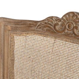 Silla Natural-Blanco Madera-Ratán Salón 44 X 48 X 98 cm