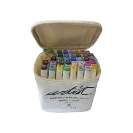 Alex Bog Rotuladores Canvas Luxe Professional Brush Market, Doble Punta Biselada/Pincel, Estuche 40 Unidades Precio: 20.89000023. SKU: B1G6A9Z6BQ