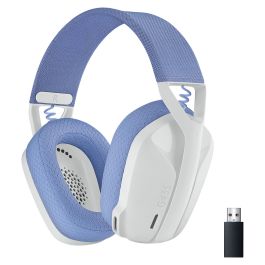 Logitech G435 Auriculares Gaming Inalámbrico LIGHTSPEED Bluetooth Blanco para PC y Consolas