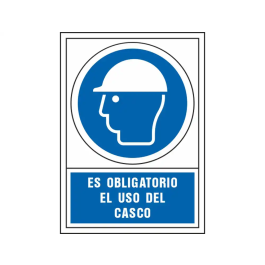 Syssa Señal de Obligacion Uso de Casco PVC 245x345 mm Precio: 4.49999968. SKU: B17PSSLSNJ