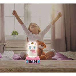 Despertador con luz nocturna de gato 3D y efectos de sonido Despertador con luz nocturna de gato 3D y efectos de sonido