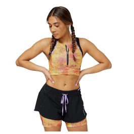 Sujetador Deportivo New Balance Impact Run AT Marrón