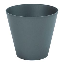 Plastiken Tes Maceta Cono de Inyección Antracita Ø26x23cm 9.5L
