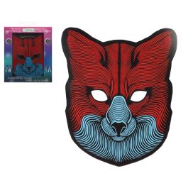 Atosa Máscara Zorro Luz Led para Fiestas, Halloween y Carnaval con Sensores de Sonido Precio: 14.88999985. SKU: S1120094
